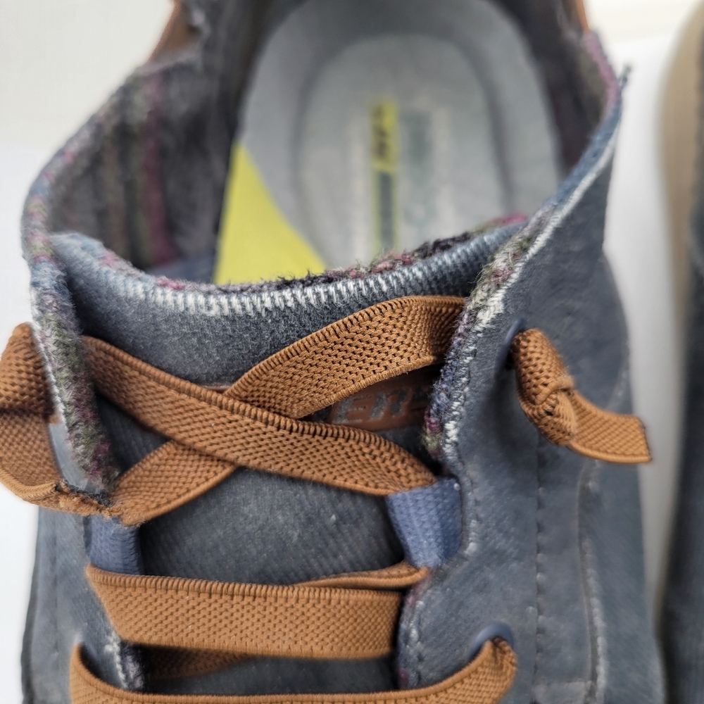 Sketchers Air Cooled Gogamat Arch Denim/Brown Spot on front Sneaker Size 10 - Picture 11 of 12